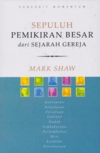 Image of Sepuluh Pemikiran Besar Dari Sejarah Gereja