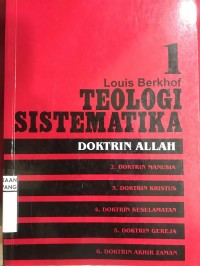Image of Teologi Sistematika Vol.1 : Doktrin Allah