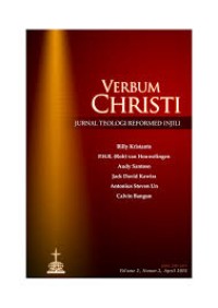 Image of Verbum Christi : Jurnal Teologi Reformed Injili Vol 2 No 1