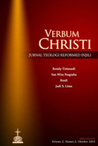 Image of Verbum Christi : Jurnal Teologi Reformed Injili Vol 2 No 2